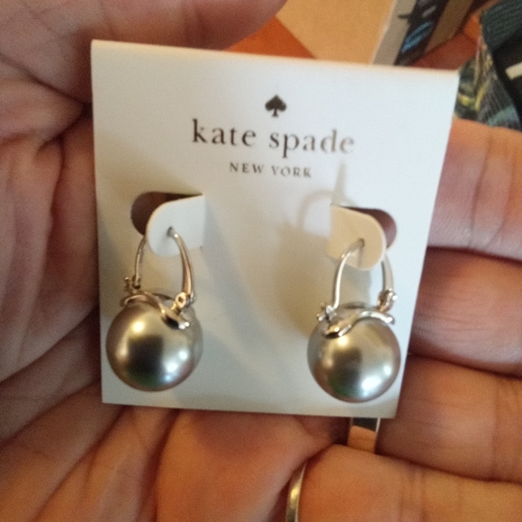 Kate Spade Pearl Earrings - Picture 3 of 3